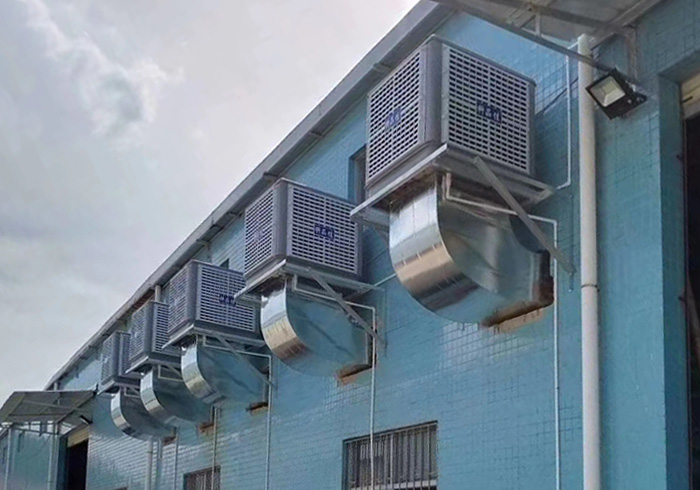 钢结构厂房降温空调安装
